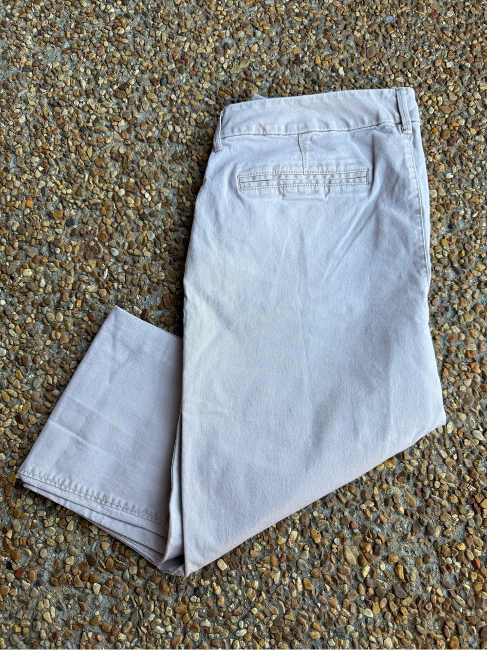 🛑 Old Navy Khaki High-Waisted Wow Stretch Skinny Pants - Size 12 R (GUC)
